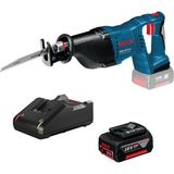Gsa 18V-LI Akülü Panter Testere (18 Volt, 1 x 4,0 Ah Akü, Şarj Cihazı, Ahşapta Kesme Derinliği: 250 Mm, 2.700 Strok/dk, Karton Kutuda)