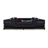 GSKILL 8GB (1x8GB) RipjawsV Siyah DDR4 3600MHz CL18 1.35V Tek Modül Ram