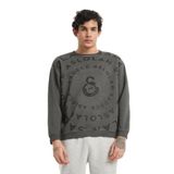 GSSTORE Galatasaray Erkek Sweatshırt E232042 Asit Yıkama M