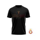 Gsstore Galatasaray Leroy Sane Artwork T-shirt Forma Siyah