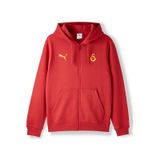 Gsstore Galatasaray Puma Fermuarlı Kapüşonlu Sweatshirt 78291001 Kırmızı