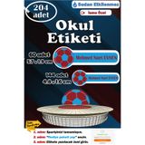 GSticker İsme Özel Okul Etiketi Kalem Defter Etiketi Sticker Kız Erkek Çocuk Bordo Mavi Taraftar Isim Etiketi