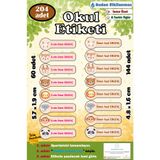 GSticker Kişiye İsme Özel Okul Etiketi İsim Etiketi Kalem Defter Etiketi Sticker Hayvan Figürlü İsimli Etiket
