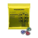 Gt-Acoustic Kaliteli Akustik Gitar Teli 1 Takım Set (Pena Hediye)