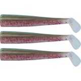 Gt-Bio 3x Bodies Roller Shad 125 Silikon Yem ( 3x Yedek Gövde ) - Rose Shad