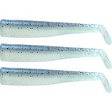 Gt-Bio 3x Bodies Roller Shad 125 Silikon Yem ( 3x Yedek Gövde ) - Trans Glow Shad