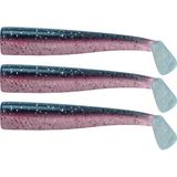 Gt-Bio 3x Bodies Roller Shad 85 Silikon Yem ( 3x Yedek Gövde ) - Black Mullet
