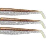 Gt-Bio 3x Bodies Roller Shad 85 Silikon Yem ( 3x Yedek Gövde ) - Kaki Shinner