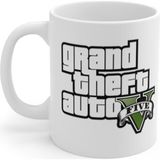 Gta 5 Baskılı Kupa Bardak - Beyaz - 300 cc