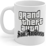 Gta San Andreas Baskılı Kupa Bardak - Beyaz - 300 cc