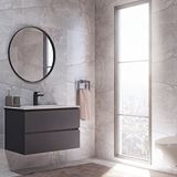 Gtm Banyo Alba Soft Aynali Çekmeceli Banyo Dolabi Seti Antrasit 100 Cm Antrasit