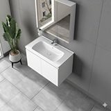 Gtm Banyo Alpu Aynalı Dolaplı Banyo Dolabı Beyaz 80 Cm