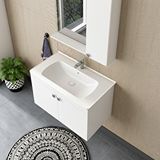 Gtm Banyo Pro Ayna Raf Dolaplı Banyo Dolabı Seti Beyaz 60 cm
