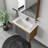 Gtm Banyo Tano Ayna Dolapli Banyo Dolabi Seti Antrasit / Meşe 60 Cm Antrasit