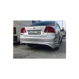 Gtm Otomotiv Honda Cıvıc Vtec2 Arka Karlık Custom Difüzör - Mat Siyah - Kampanyalı Fiyah