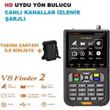 Gtmedia V8 Finder2 Hd Uydu Yön Bulucu(Canlı Yayın Izlenir-Şarjlı-Şarjlı-Taşıma Çantalı)