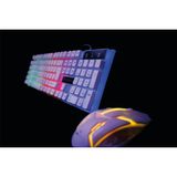 GTS-1001 Rgb Işıklı Oyuncu Klavye ve Mouse Seti (Oyuncular Için Özel Üretim) - Beyaz