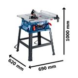 Gts 254 Tezgah Tipi Testere (1.800 W, Testere Bıçak Çapı: 254 Mm, Göbek Çapı: 30