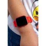 gturkstore Dijital Led Sarı Kırmızı Taraftar Figürlü Çocuk Saati (AKILLI SAAT DEĞİLDİR) Kırmızı