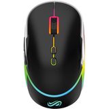 GTX Indıgo Kablosuz Oyuncu Mouse 4000 DPI RGB Özellikli Siyah Renkli Oyun İçin Tasarlandı