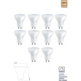 Gu10 220V 6W 4000K Cob Led Ampul Erd-285 10'Lu