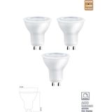 Gu10 220V 6W 4000K Cob Led Ampul Erd-285 3'Lü