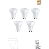 GU10 220V 6W 4000K Cob LED Ampul ERD-285 - 5'li