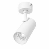 GU10 Duylu Beyaz Aplik Spot – 4,5W 6500K Beyaz Ampul Dahil, Ayarlanabilir Başlık, Duvar ve Tavan Spot Armatür 220V Elektrik Bağlantısı Gerekir, (Pilli/Şarjlı Değildir)