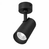 GU10 Duylu Siyah Aplik Spot – 4,5W 6500k Beyaz Ampul Dahil, Ayarlanabilir Başlık, Duvar ve Tavan Spot Armatür 220V Elektrik Bağlantısı Gerekir, (Pilli/Şarjlı Değildir)