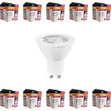 GU10 LED Ampul 4.5W 6500K Beyaz Işık – 350LM, 36° Işık Açısı, 10'lu Ekonomik Paket, Enerji - Altın