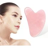 Gua Sha Gül Kuvars, Gua Sha Taşı, %100 Doğal Yeşim Taşı Yüz Bakım Aleti, Yüz, Gözler, Boyun Cilt Bakımı, Güzellik Ve Vücut Kaslarının