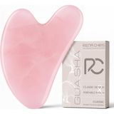 Gua Sha Yüz Aleti, Pembe Kristal Doğal Yeşim Taşı Guasha Tahtası Spa Akupunktur Terapisi Tetik - Çok Renkli