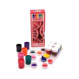 Guaj Boya 12 Renk x 20 Ml Su Bazlı Tüp 1 Paket Südor Guaj Boya Seti Şişe İçerisinde 12 li Çok Renkli