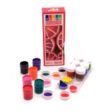 Guaj Boya 12 Renk X 20 Ml Su Bazlı Tüp 1 Paket Südor Guaj Boya Seti Şişe İçerisinde 12 Li