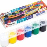Guaj Boya 6 Renk 25 Ml 1 Paket Fixpoint Guaj Boya Seti 6 Lı Su Bazlı Şişe Canlı Renkler Resim Okul
