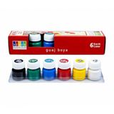 Guaj Boya 6 Renk X 20 Ml 1 Paket Guaj Boyası Seti 6 Lı