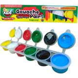 Guaj Boya 6 Renkli, Seramik Hamuru, Resim Seti, Kil Çamuru Için Gouache Paint Karışık - Standart