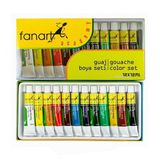 Guaj Boya Academy Set 12 Renk 12 Ml 1 Paket Guaj Boya 12 Li Seti Tüpte