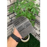 Guard Antik Gri Patlı Tasarım Hakiki Deri Kartlık Erkek / Kadın P5239