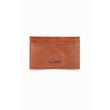 Guard Antik Taba Hakiki Deri İkiye Katlı Mini Boy Kredi Kartlık - GRD260404WT791