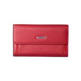 Guard Kırmızı Hakiki Deri Çıt Çıtlı Kadın Cüzdan // GRD260226WT1681 - Standart