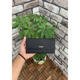 Guard Mat Siyah Hakiki Deri Çıtçıtlı Kadın Cüzdanı // GRD260516WT1184 - Standart