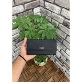 Guard Mat Siyah Hakiki Deri Çıtçıtlı Kadın Cüzdanı // Grd260516wt1184
