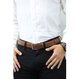 Guard Taba Klasik Deri Erkek Kemeri - 3,5 Cm - GRD2403XW22355