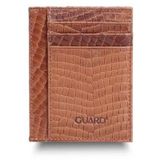 Guard Texas Baskı Taba Hakiki Deri Kartlık Erkek / Kadın P1092