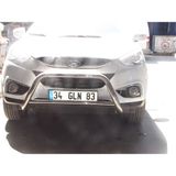 Guardbuck Hyundaı Santa Fe 2006-2012 Ön Koruma- Kartersiz - Ara Borulu - 60ø- Barred A
