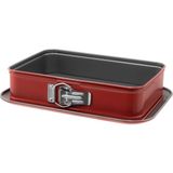 Guardini Dikdörtgen Kelepçeli Kek Kalıbı Kırmızı 28X19 cm - Çok Renkli