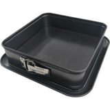 Guardini Kelepçeli Kare Kek Kalıbı 24 x 24 x 7 cm Teflon Yapışmaz Yüzey ile Pratik Pişirme