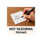 Guarellos 1 Adet Dilediğiniz Metinler Yazılmış Not Kağıdı Hediye Paketinin İçine Koymak İçin