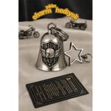 Guarellos Ride Safe Guardian Bell Motosiklet Çanı Yıldız Charm Hediyeli Motorcu Hediyesi